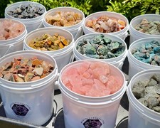 11 lb Wholesale Rough Stone Buckets - Chose Your Gemstone (Raw Crystal Bucket) picture