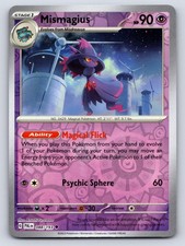 Mismagius 088/193 Uncommon Paldea Evolved Pokemon Reverse Holo Lightly Played picture