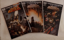 TRANSFORMERS PRIME BEAST HUNTERS #1-3 IDW 2013 HIGH GRADE GRIMLOCK 9.0 VF/NM picture