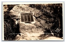 RPPC Murphy Cabin Site Donner Party Burial Monument Truckee CA TCW Postcard V6 picture