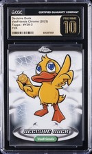 2025 VEEFRIENDS CHROME TOPPS - Y2K #Y2K-2 DECISIVE DUCK CGC 10 PRISTINE picture