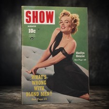 1953 Marilyn Monroe SHOW Magazine #7 Vintage Pin Up Men’s Digest Rare picture