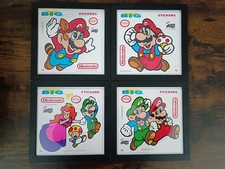 1990 SUPER MARIO Mello Smello Really Big Sticker 1 2 4 5 Luigi Peach Toad NES picture