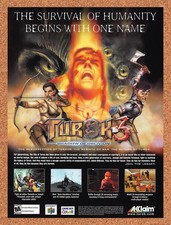 2000 Turok 3 Shadow Of Oblivion N64 Original Advertisement / Retro Promo v1 picture
