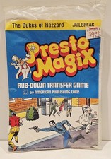 THE DUKES OF HAZZARD JAILBREAK PRESTO MAGIX RUB-DOWN TRANSFER GAME picture
