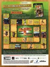 2008 Madagascar Escape 2 to Africa PS2 Xbox 360 Wii DS PC Print Ad/Poster Art picture