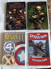 Marvel Lot Of 4- Dark Wolverine vol 1-2 HC + Spiderman & Best Of TPB Comic Books picture