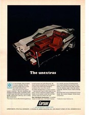 1968 Larson Boats Little Falls MN Million Bubble Ride Construction Print Ad picture