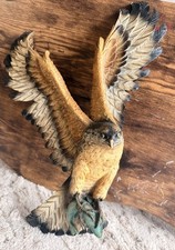 1970 Fraser Art Vintage Osprey Fishin Hawk Bossons Sculpture Wall England picture