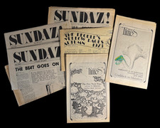1973-75 Santa Cruz Underground Newspapers Sundaz Times William Burroughs Lot picture