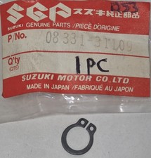 NEW Suzuki RM125 RMX250 RM250 TC125 GS450 Circlip OEM 08331-31109 ss 18178-04410 picture