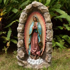 Estatua Virgen de Guadalupe 18.8 pulgadas decoracion catolic interior exterior picture