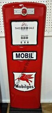 NEW MOBIL MOBILGAS GAS PUMP FRONT DOOR DISPLAY OIL REPLICA - * picture