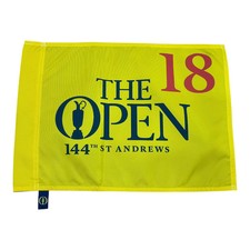 2015 British Open St Andrews 144th Unsigned Golf Pin Flag - Zach Johnson Champio picture