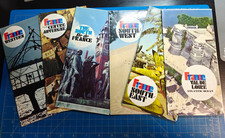 Vintage 1974 France Tourism Map Brochure French Government Travel Ephemera lot picture