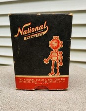 VINTAGE ADVERTISING CARDBOARD BOX WITH 