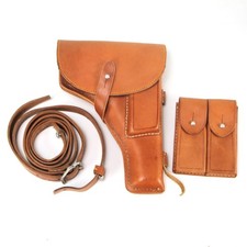 Original SURPLUS Chinese Type 54 Holster Real Leather Makarov Pistol Case picture