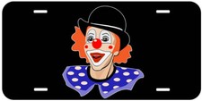 Clown Black Novelty Car Tag Auto License Plate picture