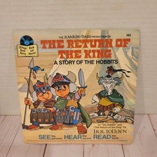 Vintage Rankin Bass The Return of the King  Book And Record from JRR Tolkien picture