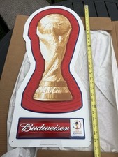 Korea/Japan 2002 FIFA World Cup Budweiser Metal Sign  picture