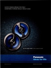 2004 • PANASONIC Car Speakers Hi-Phi  print ad • 2000s Y2K CA-26 picture