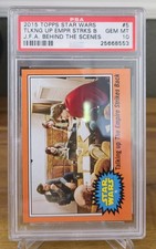 2015 Topps Star Wars JFA #5 Empire Strikes Back Behind The Scenes PSA GEM MT 10 picture