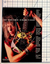 1991 Seymour Duncan Screamin Demon Pickup George Lynch ESP Guitar Ad Ephemera picture
