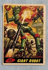 1962 Topps Bubbles Mars Attacks Giant Robot #52 picture