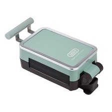 【Toffy】 Quarter Hot Sandwich Maker K-HS6 Pale Aqua Mini Size 5x5cm 4-Divider picture