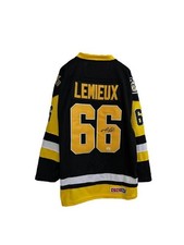 Mario Lemieux Black Hockey Hand Signed Jersey Autographed COA picture