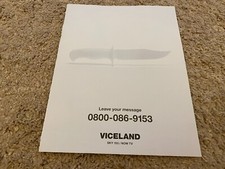 VBK20 ADVERT 11X8 LOVE YOUR MESSAGE. VICELAND SKY153/NOW TV picture