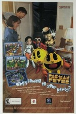 Pac-Man Fever Print Ad Game Poster Art PROMO Original PS2 GameCube GC Advert picture