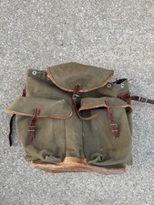 Vintage Wild Heerbrugg Surveying Survey Rucksack Backpack, Canvas & Leather picture
