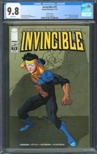 Invincible #75 CGC 9.8 Image/Skybound 2010 Variant Cover Invincible #1 Homage picture