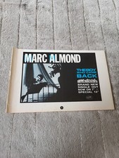 TPGM23 ADVERT 5X8 MARC ALMOND : 'THE BOY WHO CAME BACK' SINGLE picture