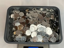 1000 PACHISLO SLOT MACHINE TOKENS - Standard 0.984inch 25mm USED CLEANED picture