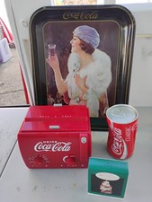 Lot of Vintage Coca Cola Lot Mixed Tray Radio Takara Dancing Can picture