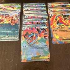 Jumbo Pokemon Card Lot - 11Cards (Mega feraligatr, Mega meganium, Mega emboar) picture