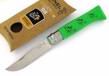 Opinel RARE No 8 TOUR DE FRANCE Limited Edition GREEN Hdl Sandvik Knife France picture