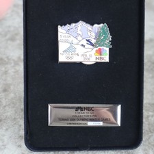 NBC Torino 2006 Olympic Winter Games 1 Year To Go Collector's Pin Limited picture