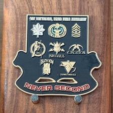 1st Battalion 22nd Field Artillery Unit Insignia Challenge Coin W#19 picture