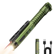 PASIION EDC Flashlight Rechargeable,800 Lumen Small Large, Green picture
