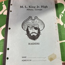 Vintage M.L. King Jr. High Raiders Notebook The Most Intimidating SchoolNotebook picture