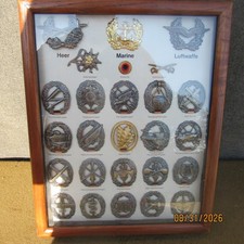 Vintage 1970s Bundeswehr West German Army Cap/beret Badge collection Panzer & ? picture
