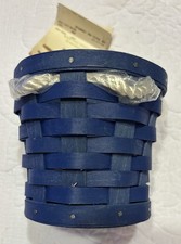Longaberger 2009 Blue Cornflower Small Pail Basket & Lid picture
