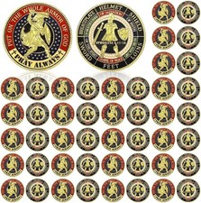 48 Pcs Armor of God Coins - Christian Challenge Prayer Tokens for Collectors, G picture