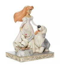Jim Shore Disney Traditions Figurine Little Mermaid Ariel & Max — White Woodlan picture