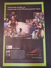 2003 COUNTER-STRIKE XBox Live Military Video Game promo art ~ Print Ad/Ad Page picture