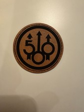 Beretta 500th Anniversary Iron on Round Leather Patch 2.5” Custom picture