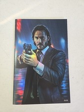FAME: KEANU REEVES Foil ULYA STUZHUK JOHN WICK FANEXPO DALLAS VIRGIN LTD 23/25 picture